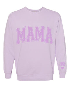TONAL PERSONALIZED MAMA WOMENS SWEATER <BR>MORE COLORS AVAILABLE