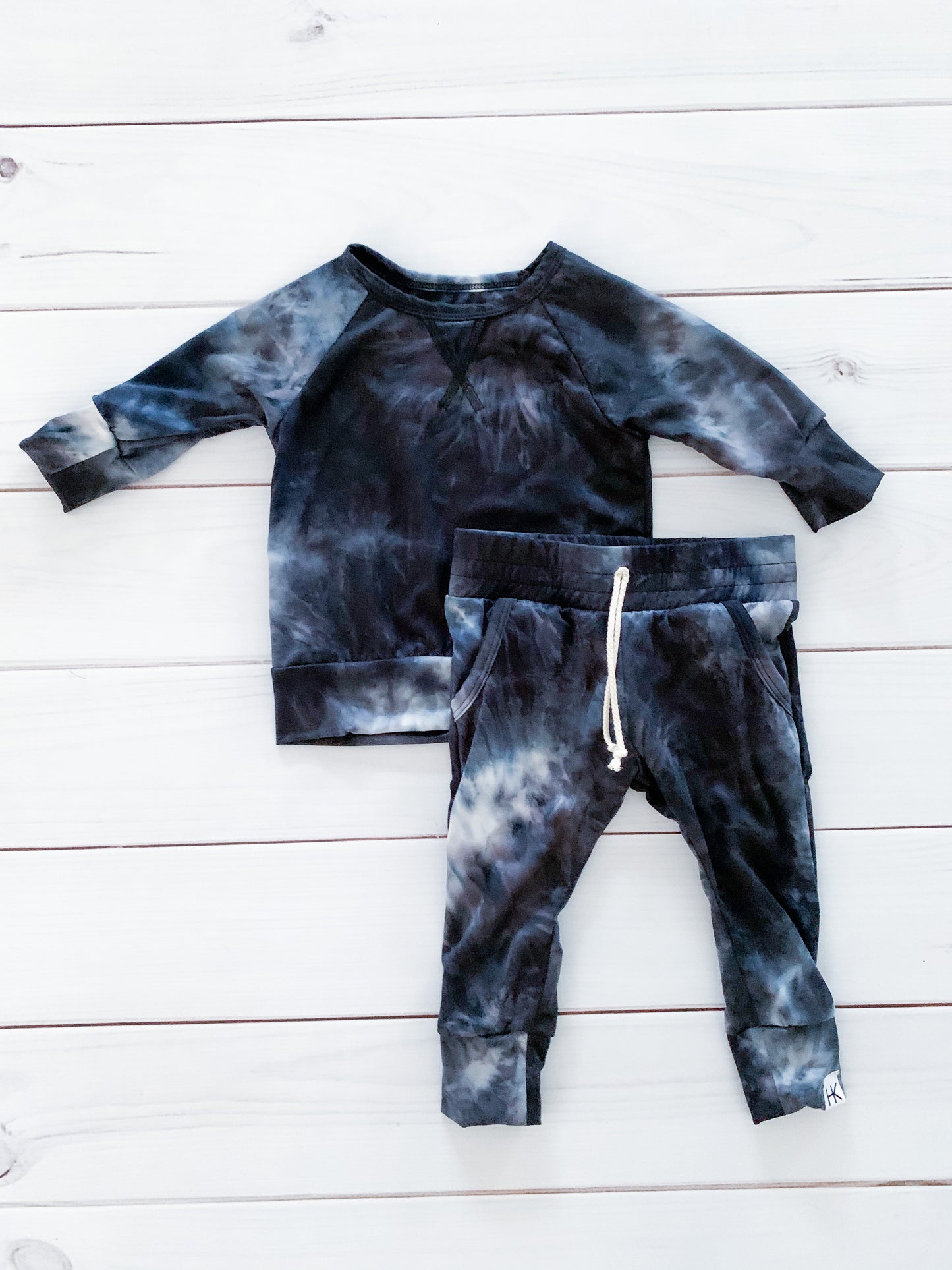 CREW NECK SWEATER - TIE DYE