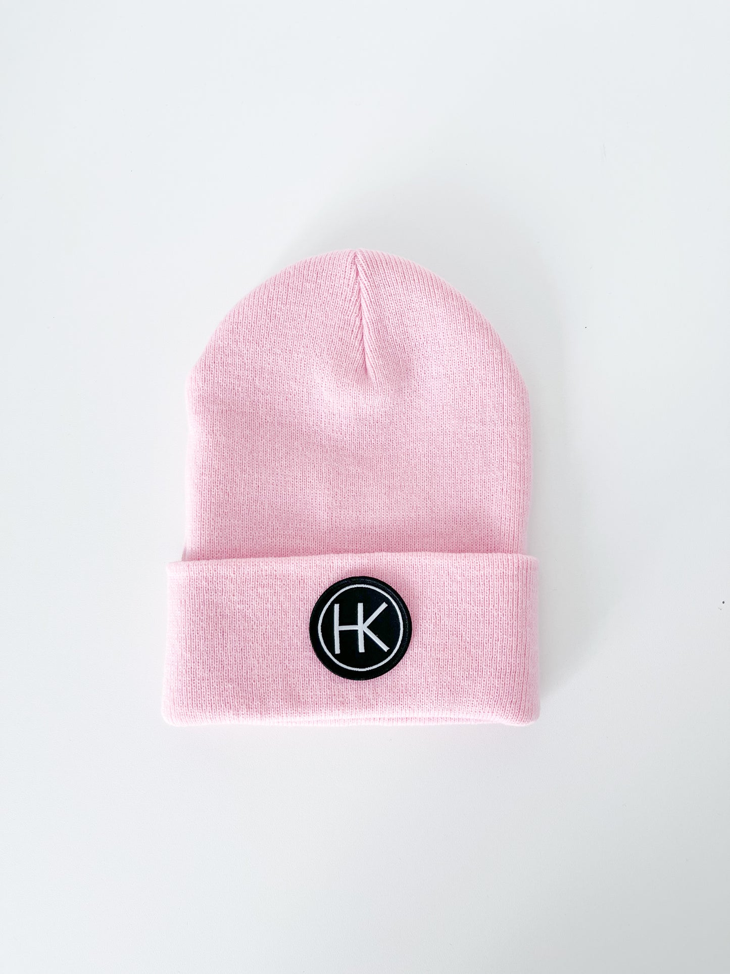 Light Pink Beanie - Circle Logo