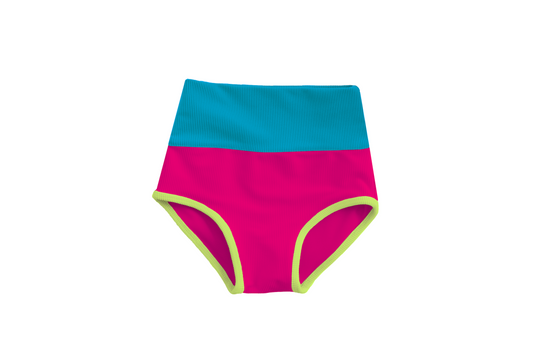 CABO BOTTOMS - MAGENTA x TURQUOISE