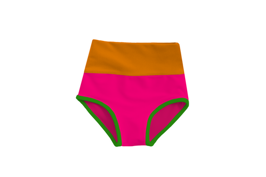 CABO BOTTOMS - NEON PINK x ORANGE