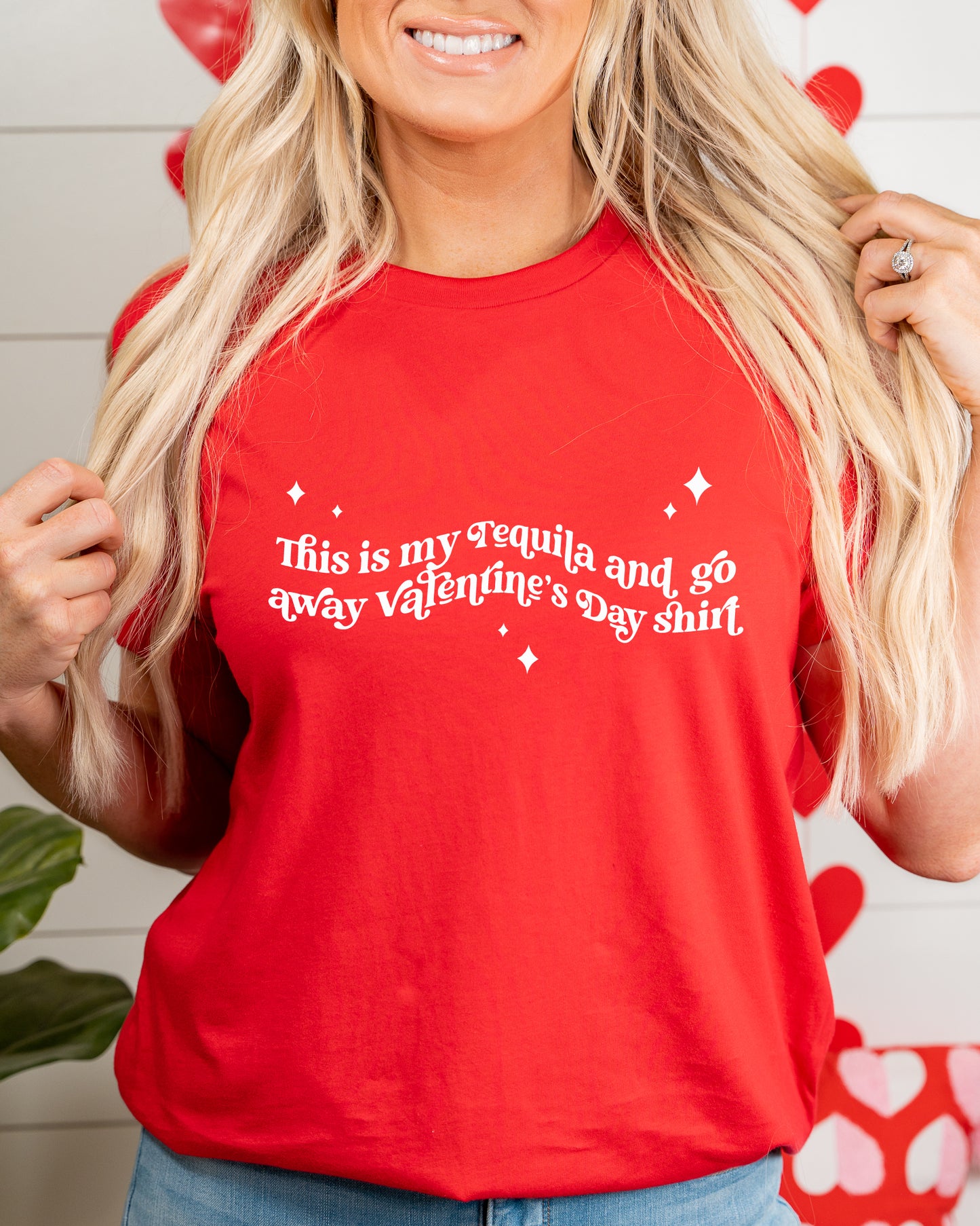 TEQUILA & VALENTINES SHIRT <br> More colors available