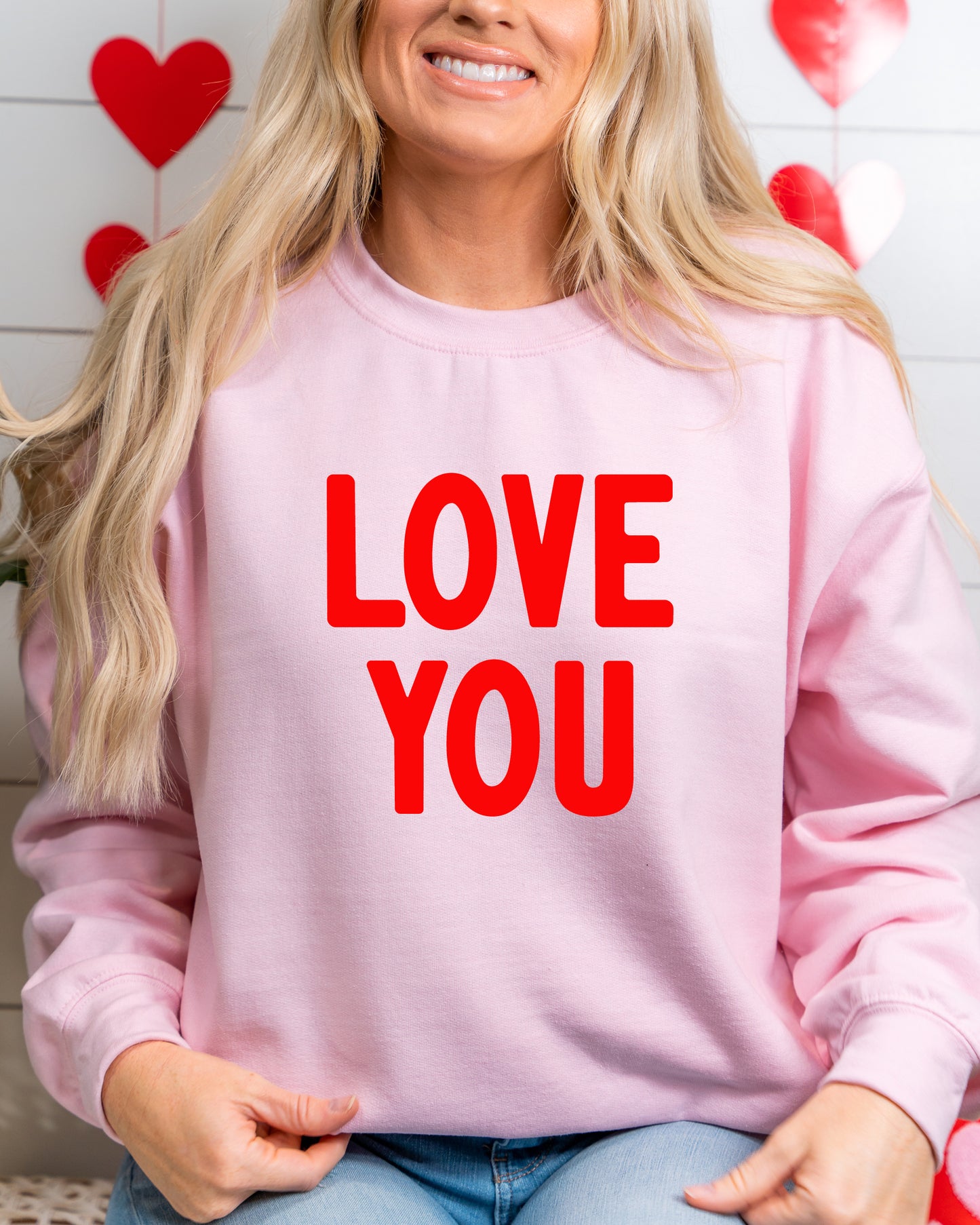 LOVE YOU SWEATER <br> More colors available