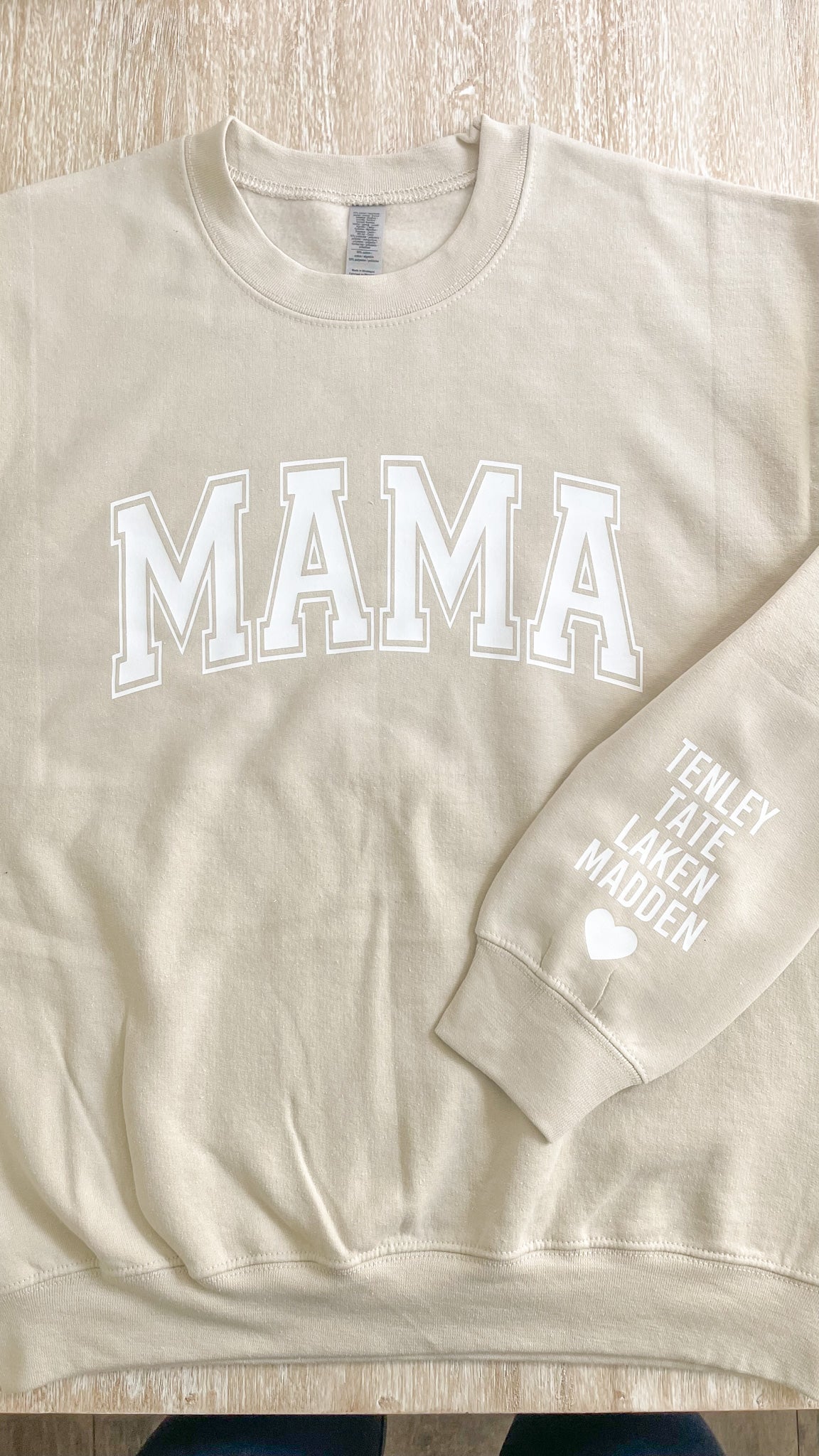 PERSONALIZED MAMA WOMENS SWEATER <BR>MORE COLORS AVAILABLE