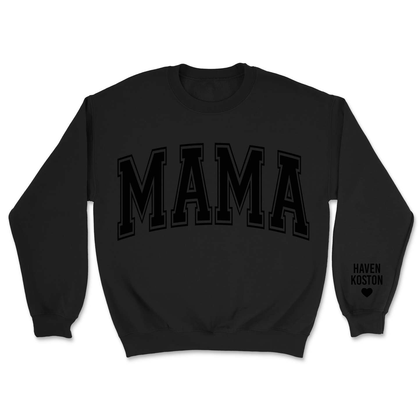 TONAL PERSONALIZED MAMA WOMENS SWEATER <BR>MORE COLORS AVAILABLE