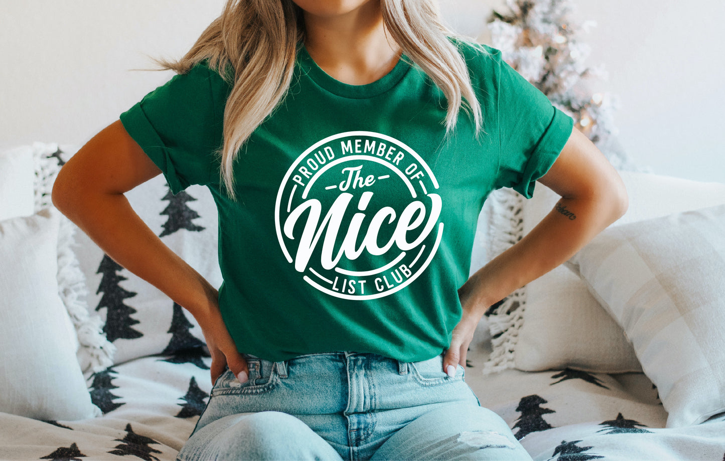 NICE LIST SHIRT <br> More colors available
