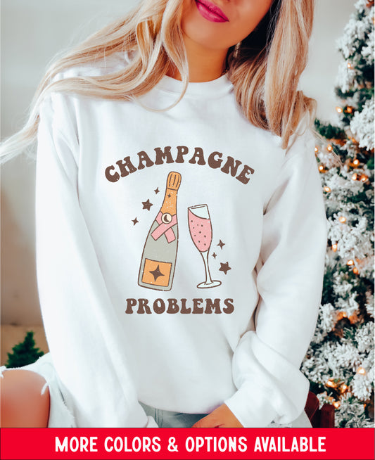 CHAMPAGNE PROBLEM SWEATER <br> More colors available