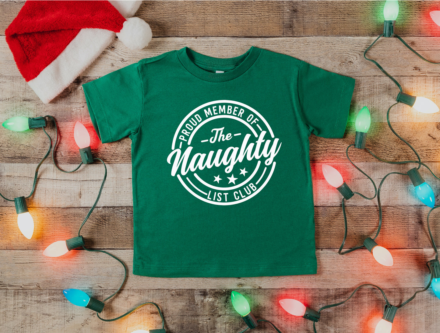 NAUGHTY LIST SHIRT <br> More colors available