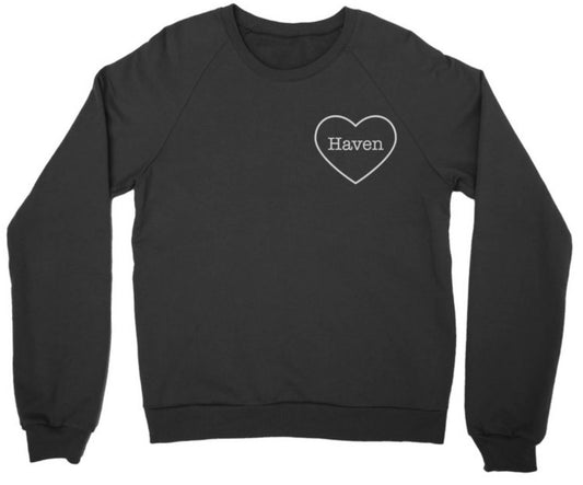 PERSONALIZED MOM HEART WOMENS SWEATER <BR>MORE COLORS AVAILABLE