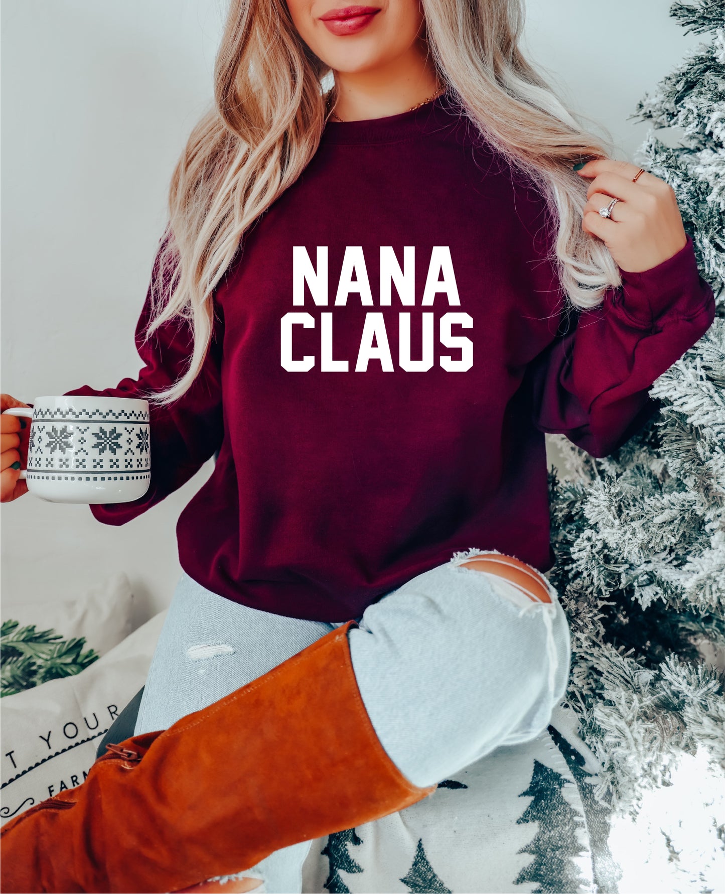 NANA CLAUS SWEATER <br> More colors available