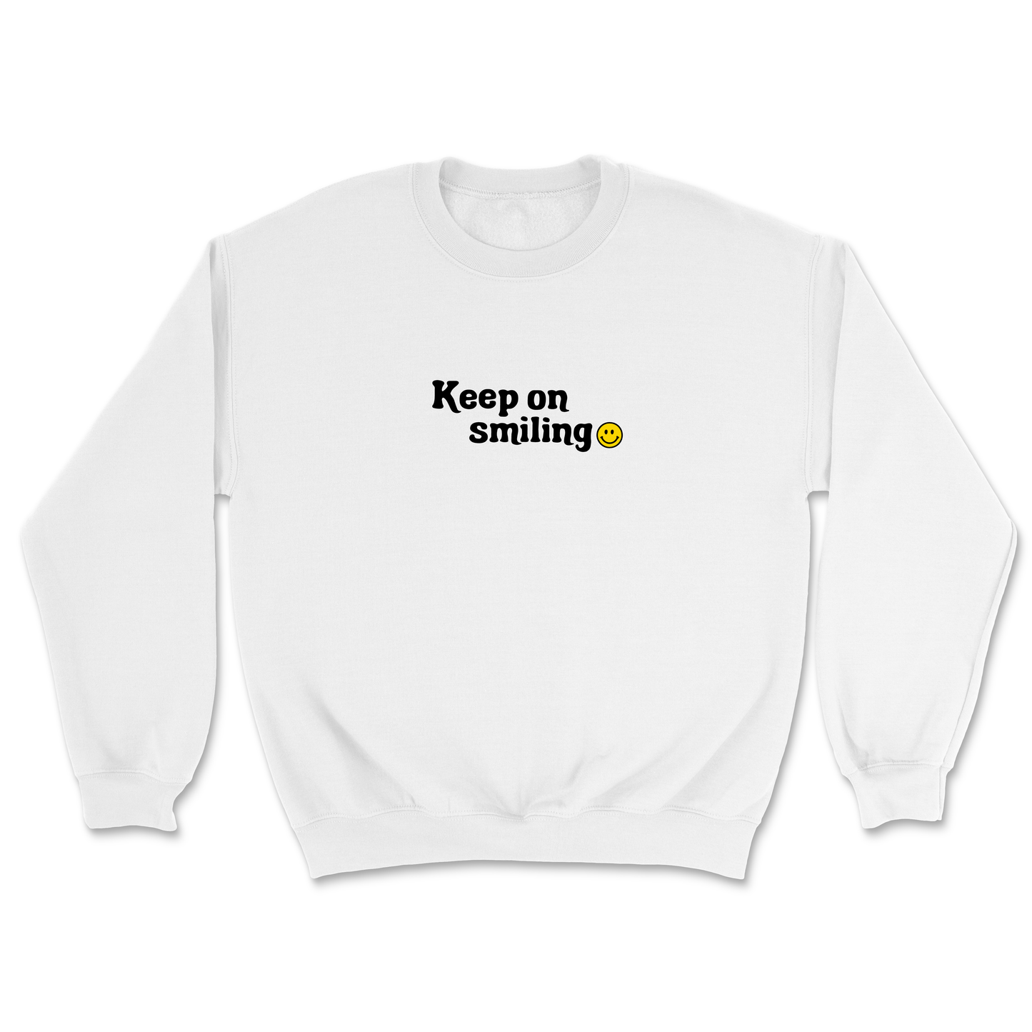 KEEP SMILING WOMENS SWEATER OR SHIRT <BR>MORE COLORS AVAILABLE