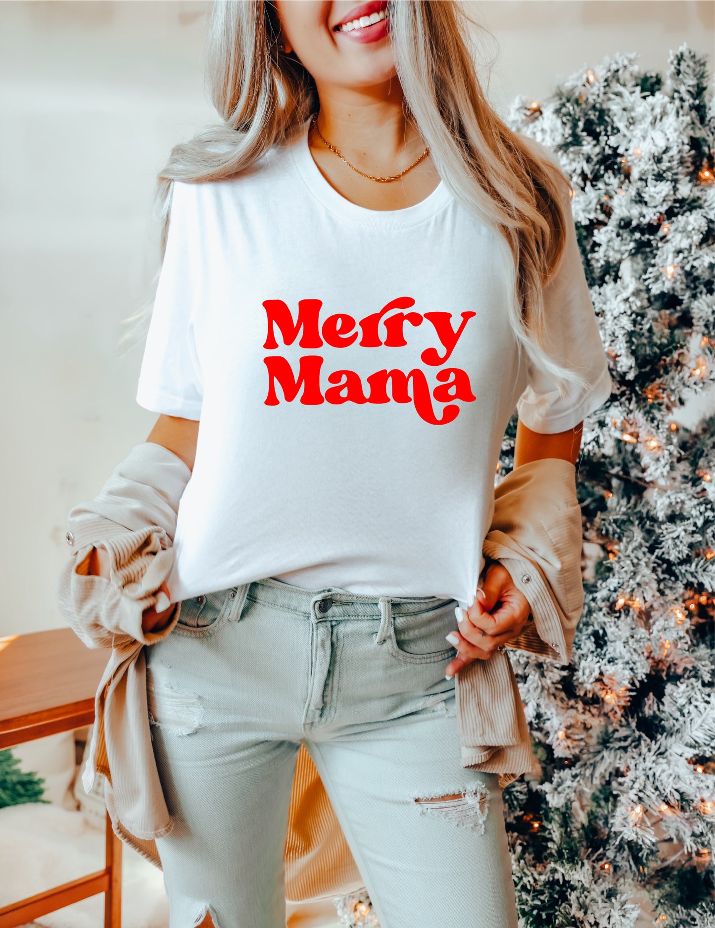 MERRY MAMA SHIRT <br> More colors available